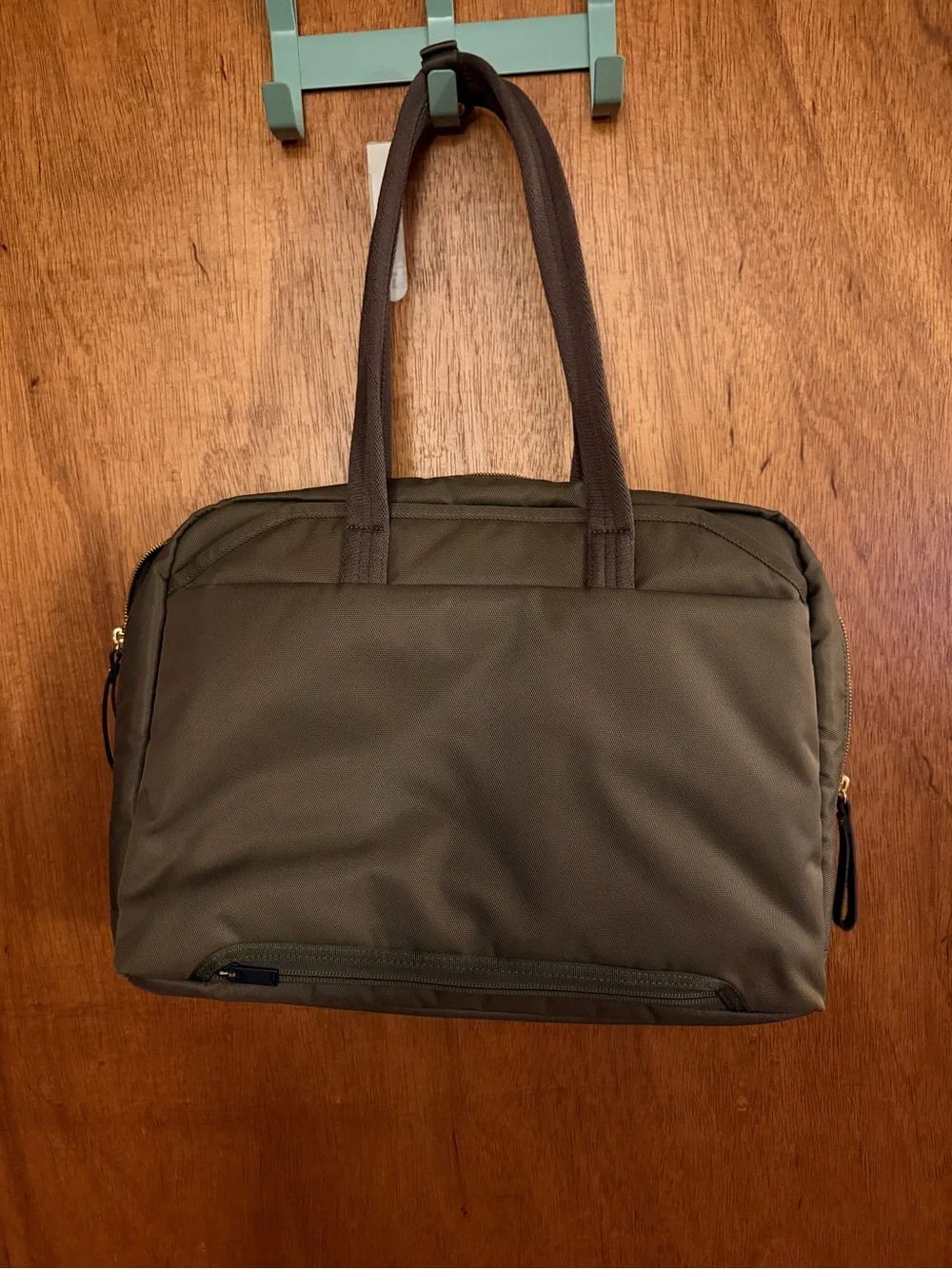 Unbranded Men's Brown Laptop Tote with Dual Handles